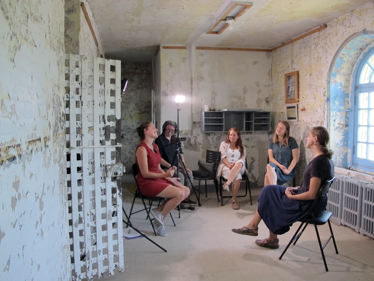 Entrevue menée avec la députée Christine Labrie à la prison Winter durant le projet