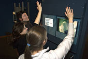 L'exposition propose aux visiteurs diverses installations interactives mettant les techniques d'imagerie en vedette.