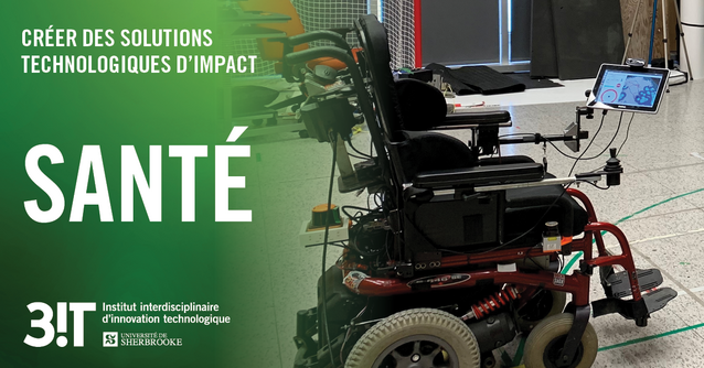 Visuel pour l'axe de la santé montrant le fauteuil roulant intelligent