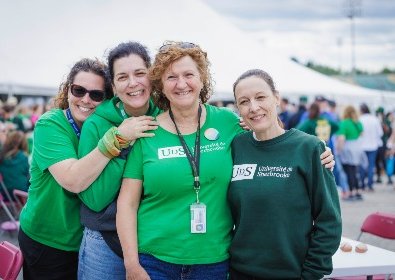Employées tout sourire