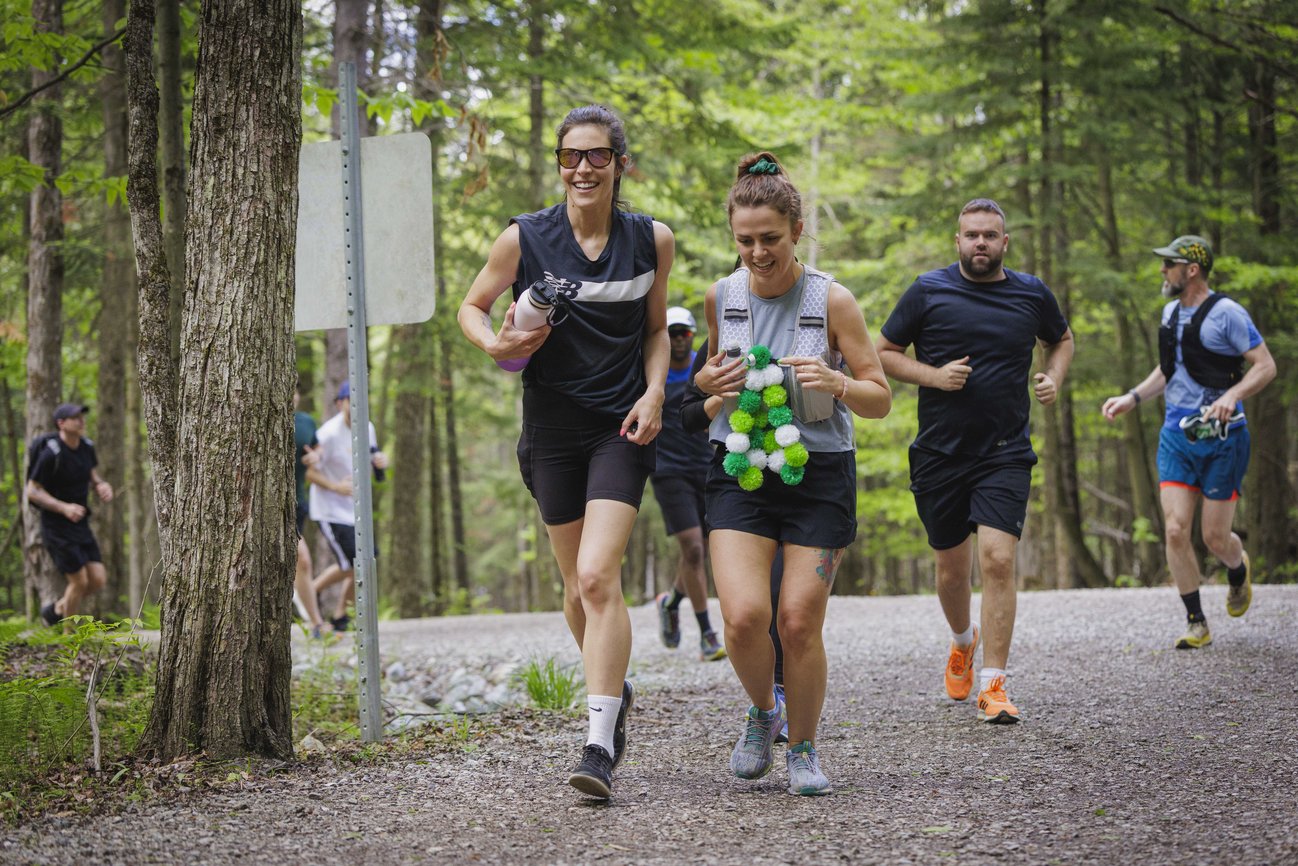 Joggeuses dans le mont Bellevue