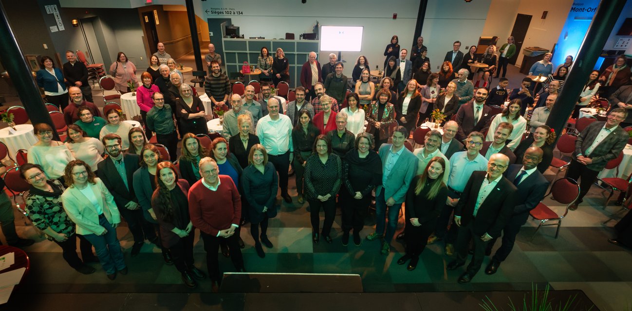 Groupe de lauréats lors de la cérémonie