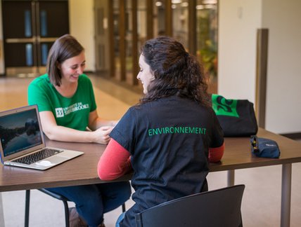 Étudiantes en environnement