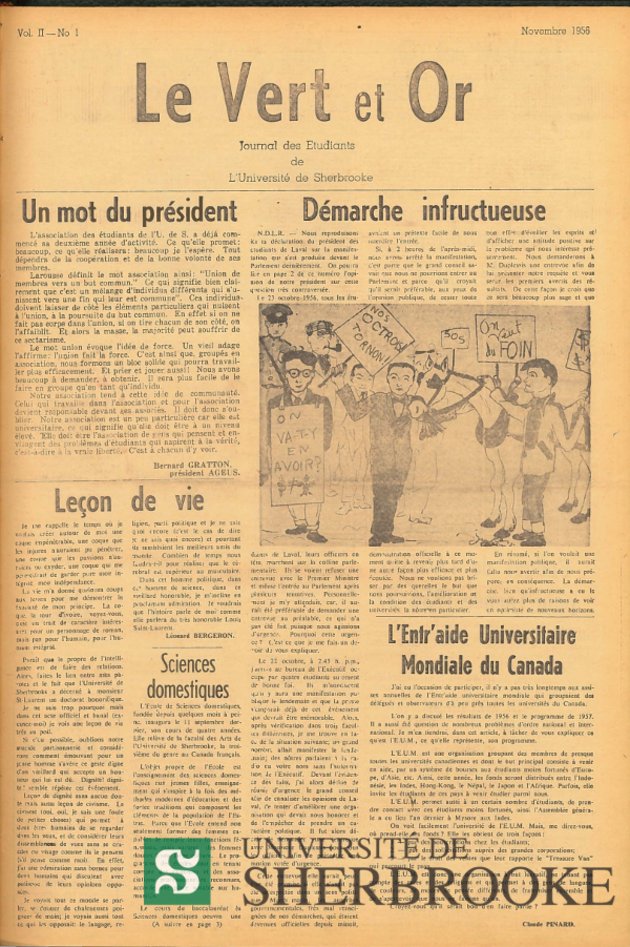 Journal étudiant Le Vert et Or