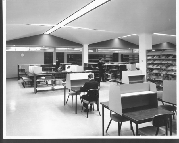 Le secteur des périodiques à la Bibliothèque générale en 1964