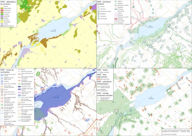 Exemple des 7 collections de PPAT
