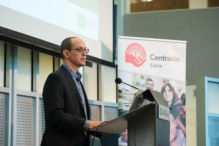 Stéphane Roux, directeur général du Service de soutien à la formation et président de la campagne Centraide de l'Université de Sherbrooke