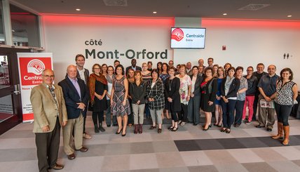 réunion de l'équipe Centraide au lancement de la campagne 2016