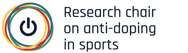 Logo of the Research chair on anti-doping in sports 
