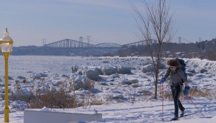 Jules Burnotte à ski