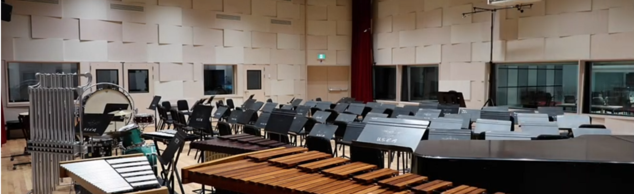 Plateau de l'école de musique de l'Université de Sherbrooke