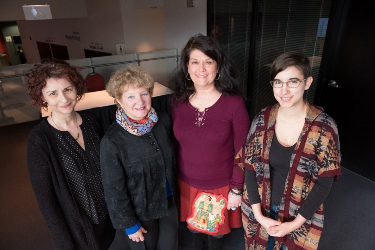 Les quatres gagnantes du grand concours littéraire 2017-2018.