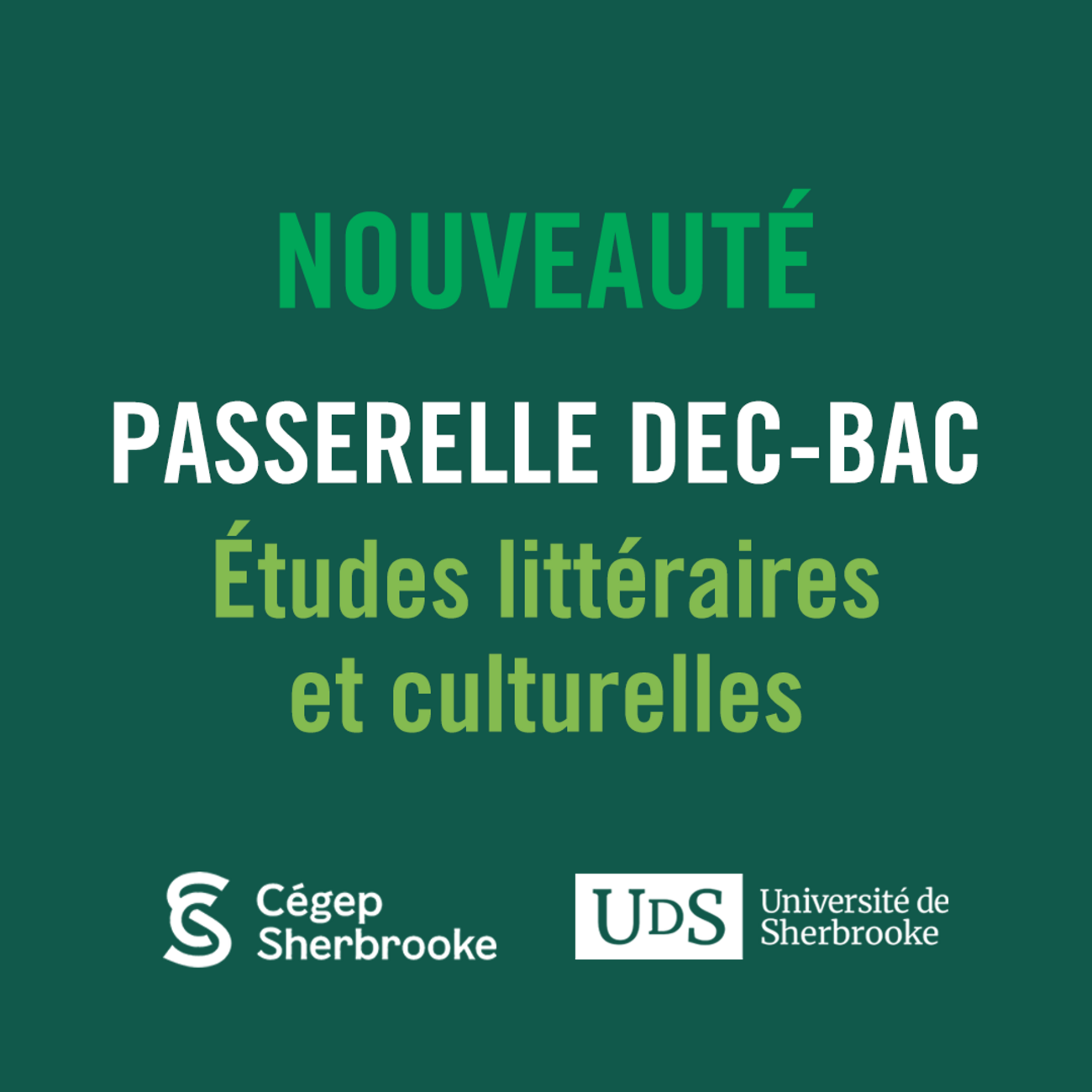 Passerelle DEC-BAC en littérature