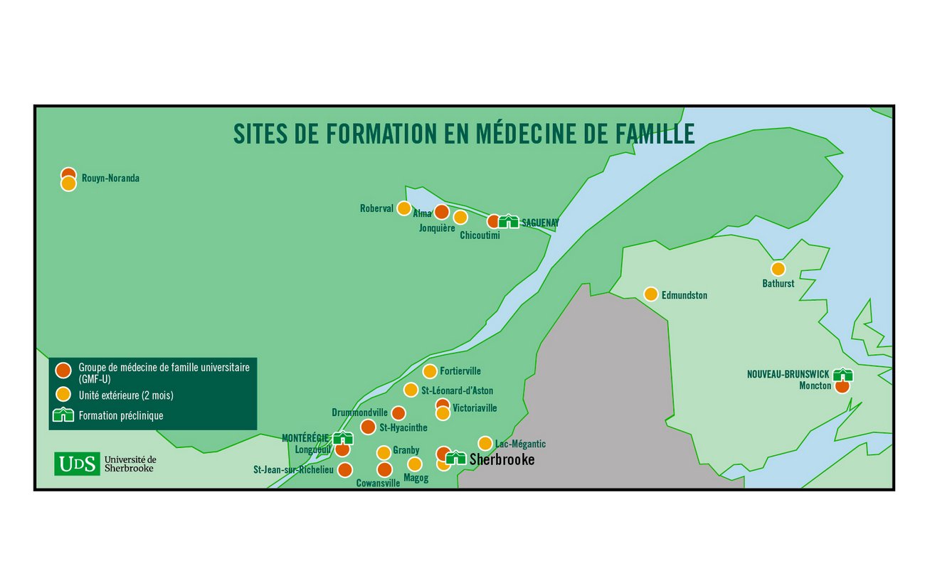 Résidence en médecine de famille en formation clinique au GMF-U de l’Université de Sherbrooke.