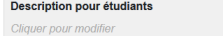 Description pour étudiants