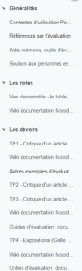 Index du cours