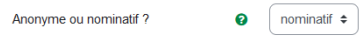 Anonyme ou nominatif ?
