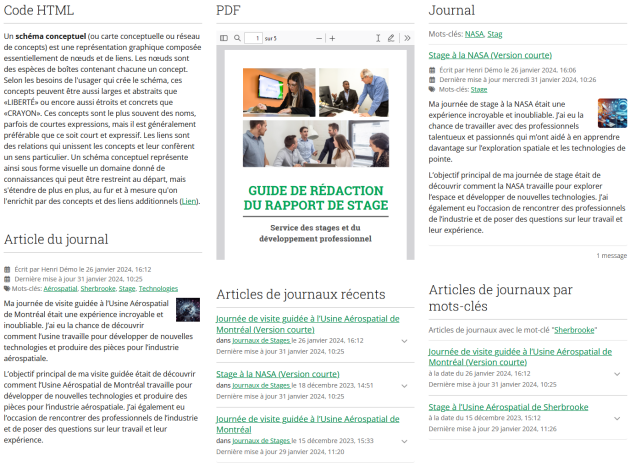 Types de contenu - Partie 2