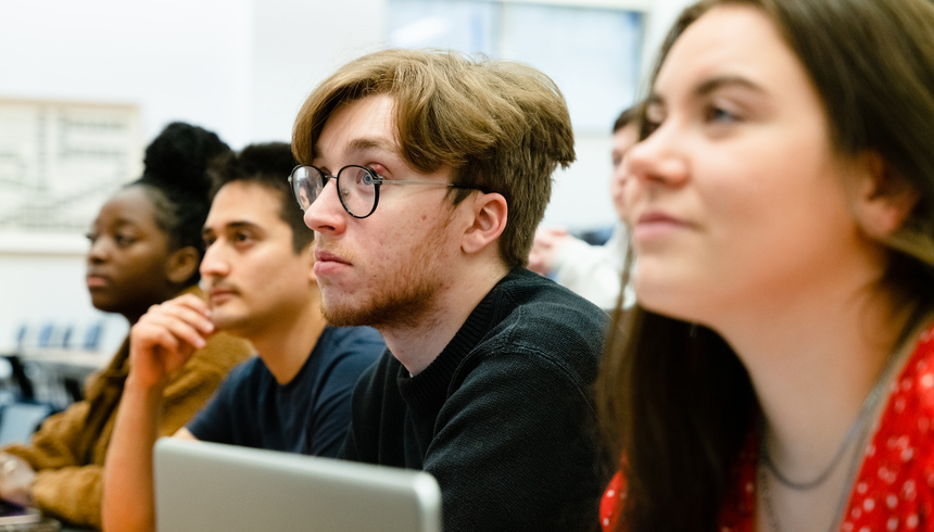 Étudiants en classe