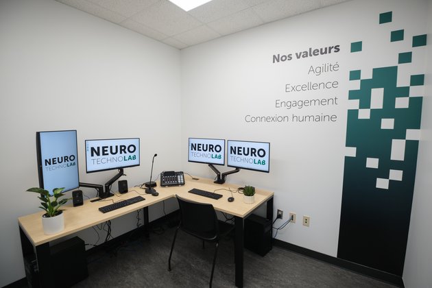 Un des espaces du NeuroTechno Lab