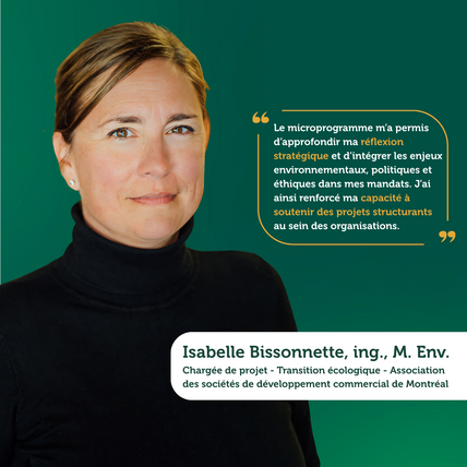 Isabelle Bissonnette, ing., M. Env.