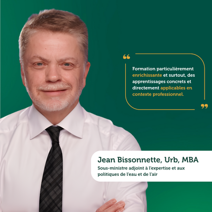 Jean Bissonnette, Urb, MBA