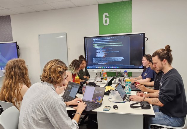 étudiants projet classe