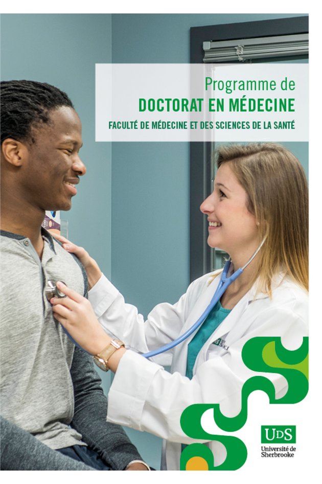 Couverture du guide du Programme de doctorat en médecine