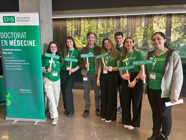 Étudiants en médecine àa la journée d'accueil