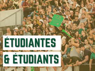 étudiants vert et or football
