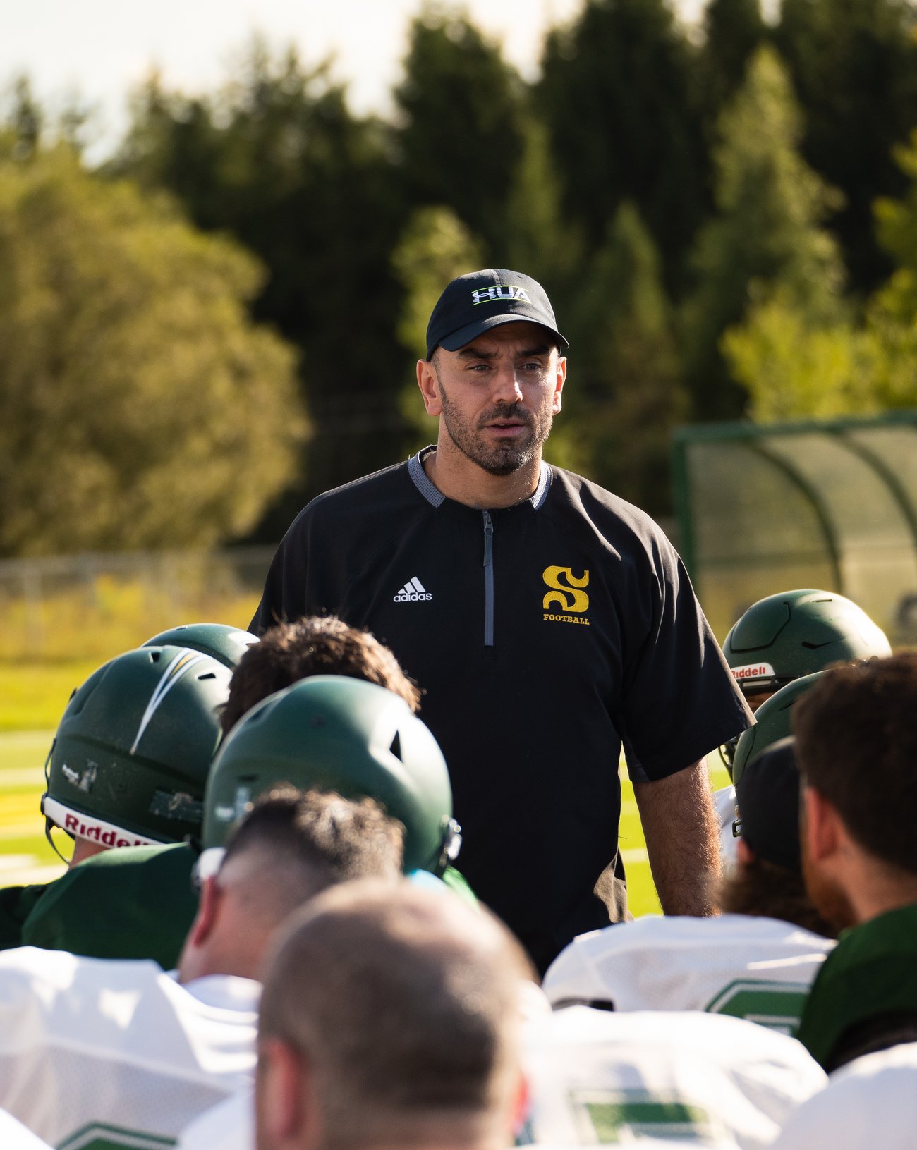 régimbald gagné football vert et or