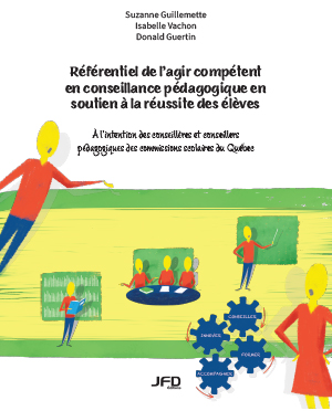 Page couverture du livre Référentiel de l'agir compétent en conseillance pédagogique en soutien à la réussite des élèves