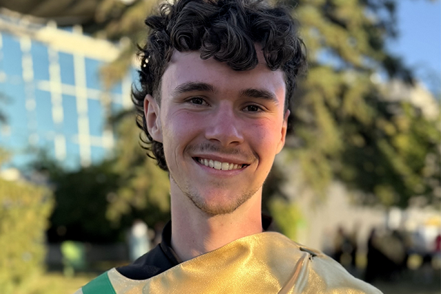 Victor est étudiant au Département de géomatique appliquée de l'Université de Sherbrooke