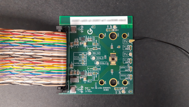 Carte électronique de caractérisation