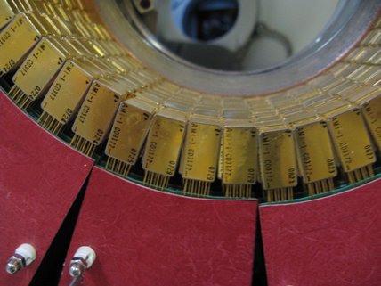 Vue rapprochée des détecteurs