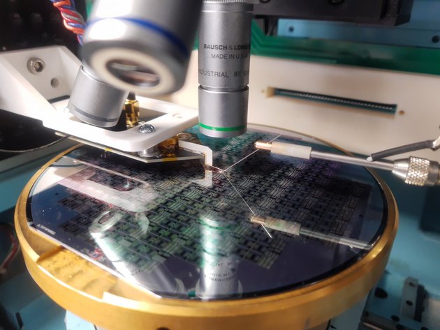 Vue rapprochée d'un probeur