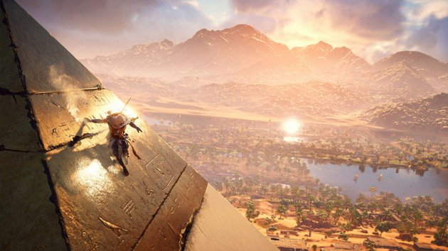 Le personnage d'Assassin's Creed Origins arpente l'Égypte ancienne