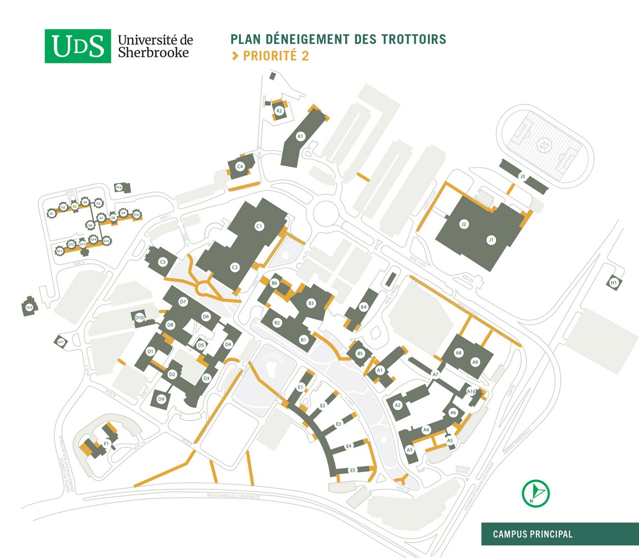 Plan de déneigement priorité 2