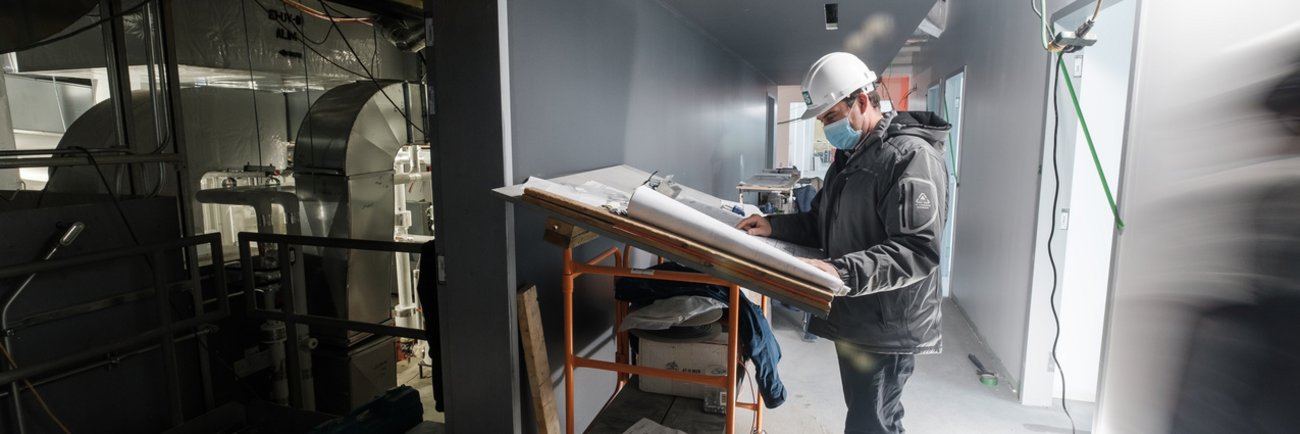 Chantier de construction analyse plan