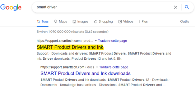 SMART Product Drivers and Ink download