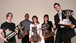 Les gagnants 2006 sont Philippe Dubreuil, Ibrahim Meite, Marie-Andre Leblanc, Chantal Larivire et Jonathan Marcoux.