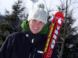 Sara-Maude Boucher, qui a ski sur la scne internationale pendant cinq ans, s'aligne pour le Vert & Or cet hiver.