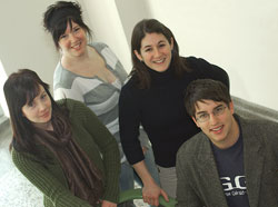 L'quipe de l'mission Scne municipale : Catherine Gendreau, Julie Charbonneau, Isabelle Lacroix et Pascal Rousseau.