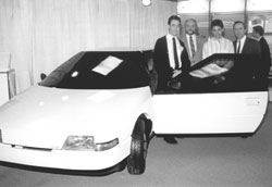 L'automobile Alize telle qu'elle se prsentait en 1988.