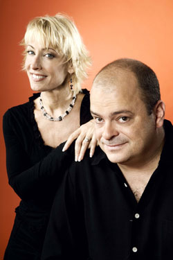 Sylvie Boucher et Sylvain Larocque dans la comdie Mars et Vnus.