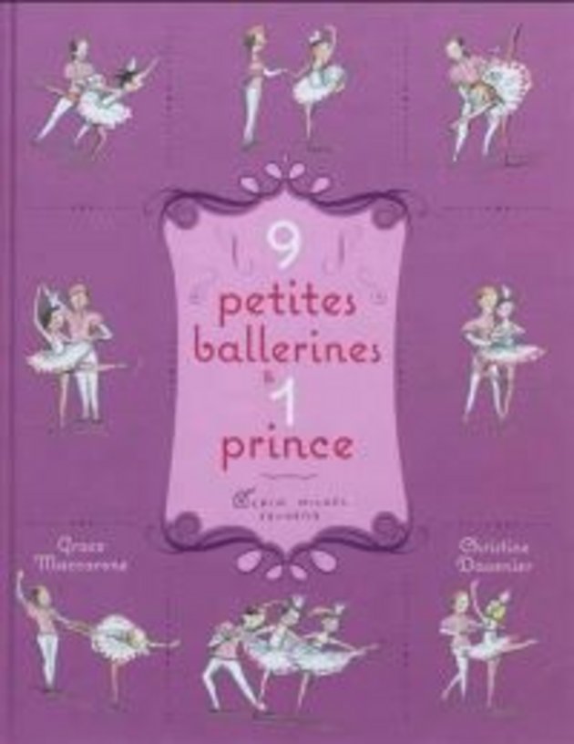 Couverture du livre 9 petites ballerines et 1 prince