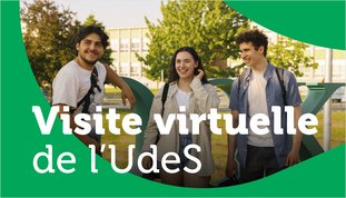 Étudiantes et étudiants sur un campus universitaire