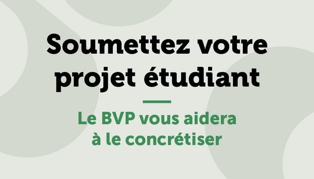 Visuel pour uinviter les personne étudiantesà soumettre leur projet entrepreneurial