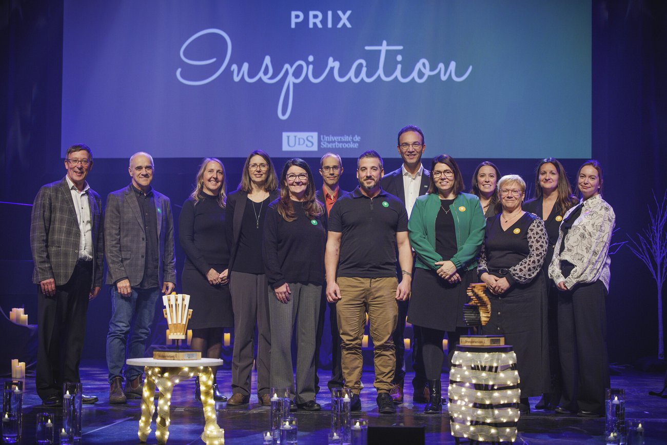 Photo équipe et personnes lauréates