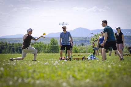 Balle au rebond (spikeball)